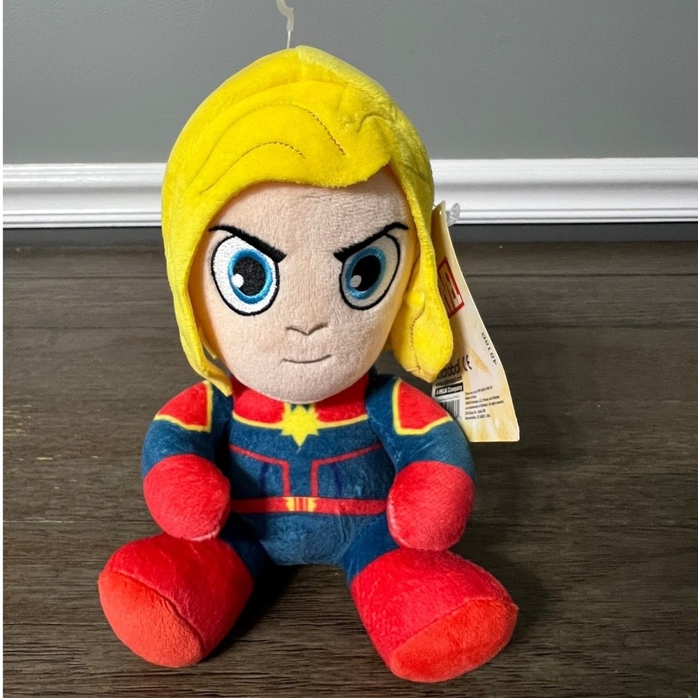 Kidrobot Marvel Captain Marvel Phunny Plush 8" Carol Danvers Stuffed Toy NWT‎